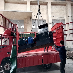 2PG800x600對輥破碎機發貨圖片_發往廣東連州_破碎石英石